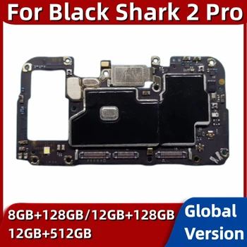 128 ГБ 512 ГБ 5G Материнская плата Для Xiaomi Black Shark 2 Pro Материнская плата MB Разблокированная Основная плата с чипами Snapdragon 888