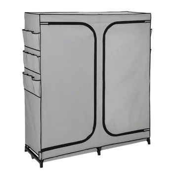 2-дверный переносной шкаф шириной в дюйм с крышкой и боковыми карманами
