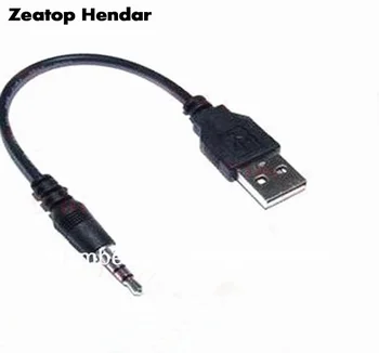 200 шт 3,5 мм Разъем для синхронизации данных с USB-разъемом Кабель-адаптер для iPod Shuffle 2-го поколения mp3 mp4 телефон