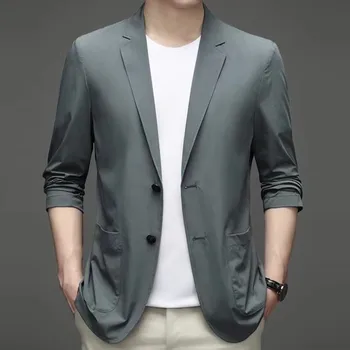 6166-2023 мужская новая корейская модная профессиональная куртка для делового отдыха, роскошный костюм в стиле Yinglun