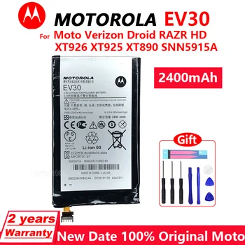 Motorola 100% Оригинальный EV30 2400 мАч Аккумулятор Для Motorola Moto Verizon Droid RAZR HD XT926 XT925 XT890 SNN5915A С Бесплатными инструментами