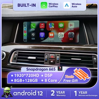 Nunoo Android Автоматическое Беспроводное Радио Carplay Для BMW 7 Серии F01 F02 F03 F04 2009-2016 4G WIFI Автомобильный Мультимедийный Плеер GPS Стерео