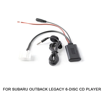 Автомобильный Bluetooth AUX адаптер Беспроводной аудио Телефонный звонок Громкой связи Микрофон Для Subaru Outback Legacy 6-дисковый CD-плеер