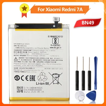Аккумулятор для телефона BN49 для Xiao mi Xiaomi Redmi 7A BN49 Сменный аккумулятор емкостью 4000 мАч + инструмент