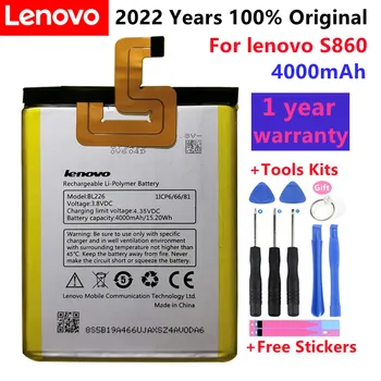 Для Lenovo S860 Замена батареи 100% Высокое Качество 4000 мАч BL226 Замена батареи Для мобильного телефона Lenovo S860 + В наличии