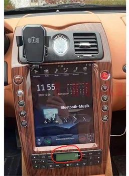 Для Maserati Quattroporte 2004-2012 Android Tesla Экран GPS Навигация Автомобильный Мультимедийный Радиоплеер Головное устройство Carplay Carbon