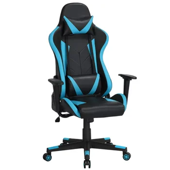 Кресло руководителя SmileMart с регулируемой высотой, вес 330,7 фунтов Вместимость, неоново-синее офисное мебель, рабочее кресло, эргономичное кресло