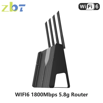 Маршрутизатор ZBT WIFI6 Openwrt 1800 Мбит/с USB3.0 DDR3 256 Мбит/с Гигабитный 1000 Мбит/с LAN Mesh WIFI 6 Домашняя сеть 2,4 g 5,8 g Антенна для 64 пользователей