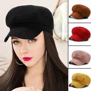 Новая Модная Шляпа, Многоцелевой берет для отдыха, Портативная персонализированная восьмиугольная кепка для женщин и девочек