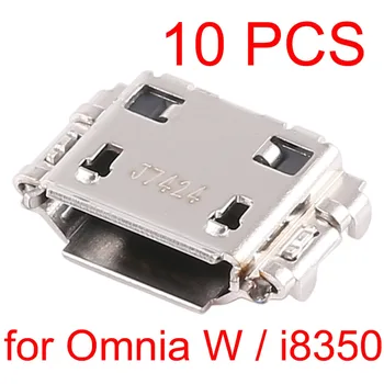 Новинка для Omnia W/i8350, 10 шт., запчасти для ремонта разъема зарядного порта