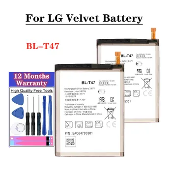 Новый Аккумулятор BLT47 BL-T47 Для LG Velvet LMG900TM 4300 мАч BL T47, Высококачественный Сменный Аккумулятор для телефона + Инструменты