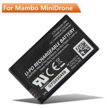 Оригинальная сменная батарея для Parrot Mambo MiniDrone Jumping Sumo Rolling Spider Перезаряжаемая батарея 550 мАч