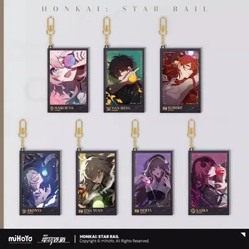 [Подлинный] Игра Honkai Star Rail Обратный отсчет до запуска серии, Зыбучие пески, Акриловый кулон, Аниме, 3D брелок, кулон, детский подарок, новый