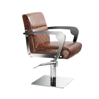 Профессиональное косметическое кресло для салона Красоты с винтажной спинкой, Винтажное парикмахерское кресло, Эстетическое Оборудование Taburete Ruedas для парикмахеров LJ50BC