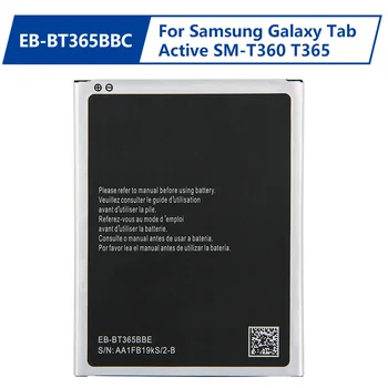 Сменный Аккумулятор EB-BT365BBC EB-BT365BBE Для Samsung Galaxy Tab Active SM-T360 T365 T360 Настольный Аккумулятор 4450 мАч