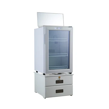Холодильник для хранения косметики с интеллектуальным термостатическим управлением, Отдельно стоящий косметический охладитель с зеркалом
